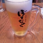 ぼてぢゅう - 生ビール中５８０円