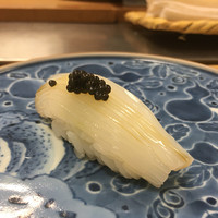 一心鮨 光洋 - イカのキャビアのせ (タカシマヤ新宿店の大九州展「技信想伝12貫」5940円)