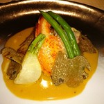 NOUVE - オマール海老とリ・ド・ヴォーのソテー