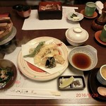恵比寿亭 - 2016・9・29　鰻釜飯天ぷらセット