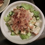 ＜2016／9月＞カリカリ牛蒡の豆腐サラダ　680円