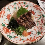 ＜2016／9月＞戻りカツオのたたき　880円