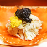 松川 - 渡り蟹の飯蒸し