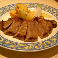 トラットリア・イタリア 品川店 - メキシコ産牛ロース肉のステーキ