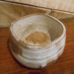 手打ち蕎麦 仙太郎 - 自家製そば茶アイス　美人奥様のお手製！