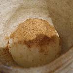 手打ち蕎麦 仙太郎 - 自家製そば茶アイス　美人奥様のお手製！