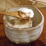 手打ち蕎麦 仙太郎 - 自家製そば茶アイス　美人奥様のお手製！　