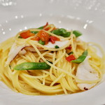 ら・ぶーか - サンド豆といかのパスタ