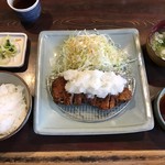 とんかつ蔵 - 観音池ロース＋おろしポン酢