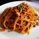 カフェプラザオークラ - 洋食屋さんナポリタン セット　1150円