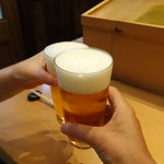 Manten Zushi - 生ビール(飲み放題2160円)