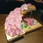 神戸びいどろ - 肉階段 ｷﾀー((o(^∇^)o))ー♥