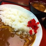 まるまつ - カレーライスとつみれ汁セット