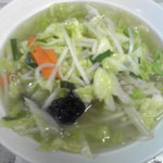 清華 - 2010/11/08 タンメン630円、出前で食べました。お腹いっぱいになる。（＾＾）