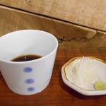 手打ち蕎麦 仙太郎 - お昼も夜もちょい飲みセット　そばつゆと薬味
