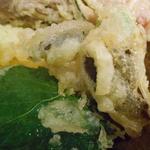 手打ち蕎麦 仙太郎 - お昼も夜もちょい飲みセット　季節野菜の天ぷら　