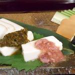 手打ち蕎麦 仙太郎 - お昼も夜もちょい飲みセット　前菜５種