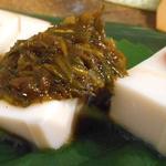 手打ち蕎麦 仙太郎 - お昼も夜もちょい飲みセット　前菜５種　ぎばさわさび豆腐