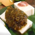 手打ち蕎麦 仙太郎 - お昼も夜もちょい飲みセット　前菜５種　ぎばさわさび豆腐