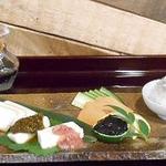 手打ち蕎麦 仙太郎 - お昼も夜もちょい飲みセット　前菜５種