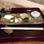 手打ち蕎麦 仙太郎 - お昼も夜もちょい飲みセット　前菜５種