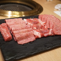 焼肉 銀座コバウ 特別室 - タンシン、タンゲタ、ヒレミミの焼肉