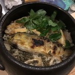 旬菜 おぐら家 - 子持ち鮎と山椒の炊き込みご飯