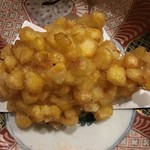 旬菜 おぐら家 - とうもろこしのかき揚げ