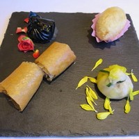 香港1997 銀座店 - 師傅選四種點心碟（シェフお薦め4種点心のバラエティプレート）
