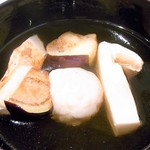 京口町　てるい - 松茸　鱧　焼茄子