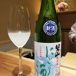 竹ざき - 男山にごり酒(2016.6)