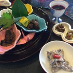 玉貴 - 前菜きのこ盛り合わせ