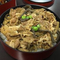 浅草 草津亭 - 特製すき焼き二段重 (下段)