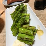 とっくり - 焼きアスパラ…ウマし！