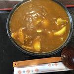 苗穂通り しあわせ食堂 - カレーそば　580円。