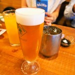 難波 炭焼笑店 陽 - かんぱ～い！！