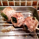 新小屋 - 「レタス巻き」シャキシャキの食感と豚バラの旨み