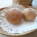 フレンチレストランMori - 全粒粉のパン