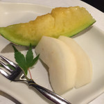 レストランベルビュー - 水物  なしとメロン