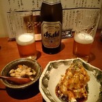 食堂 ニコラ - 五目煮と醤油だれのポテサラ