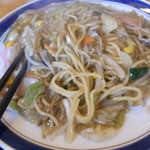 リンガーハット - 太麺皿うどん。味は、、、。