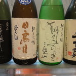 寿司栄 - 愛山を使った日本酒