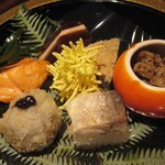 京懐石 美濃吉 - 前菜：季節の彩り七種盛り