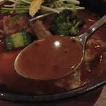 Rojiura Curry SAMURAI. - スープ　辛さ４　結構辛いです