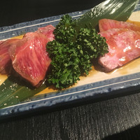 焼肉 にくなべ屋 神戸びいどろ 北野坂店 - ミスジ(¥1080)