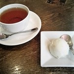 シャーベットと紅茶