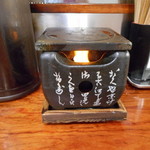 牛かつ 壱弐参 - 焼き用陶板