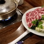 お食事処きむら - 野菜半分くらいに減らしてもらってます。