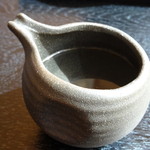 讃岐づくり本格手打ちうどん 麦の季 - 濃いめのかも汁を割るお湯