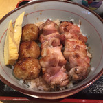 Unagiyasekino - 焼鳥丼アップ